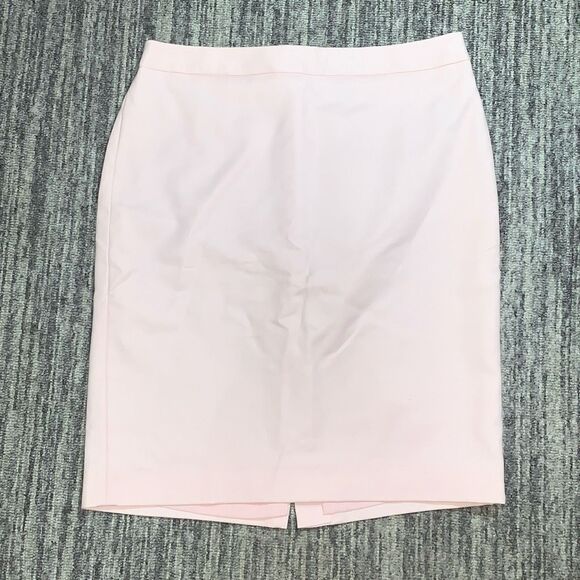 Liz Claiborne Womens Size 4 Career Office Skirt Pink‎ Back Slit Lined Stretch - Picture 1 of 8